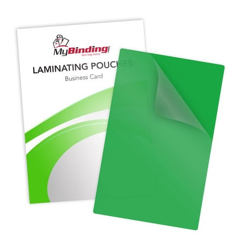 10mil Green Backed Laminating Pouches - 100pk