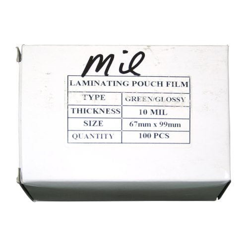 Green 10mil Military Laminating Pouches - 100pk