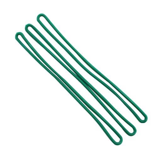 Green 6" Plastic Luggage Loops - 100pk