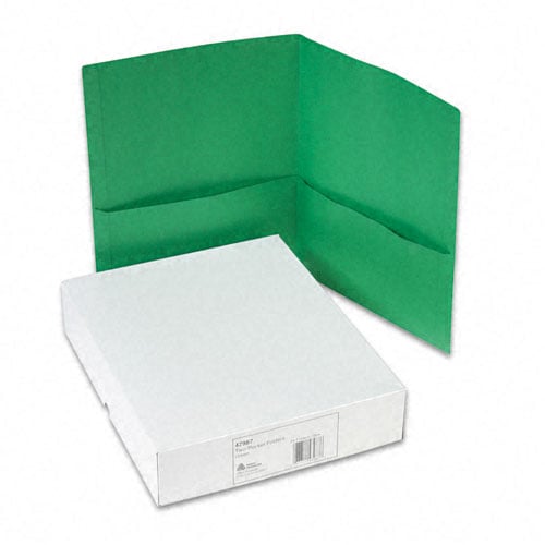 Avery Green Two-Pocket Folder 25pk - 47987 - Clearance Sale