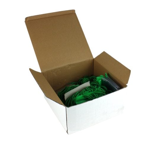 Green Extra Large Color Bar Badge Holders with Neck Cords - 100pk