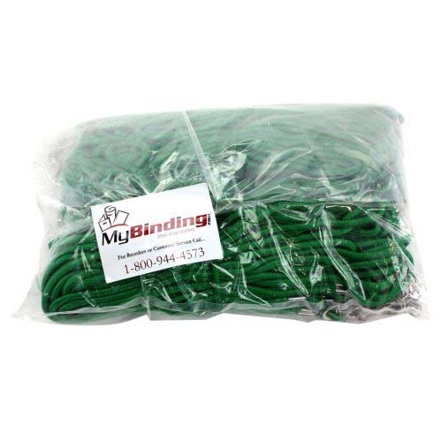 Green Round Braid Lanyard with NPS Swivel Hook - 100pk