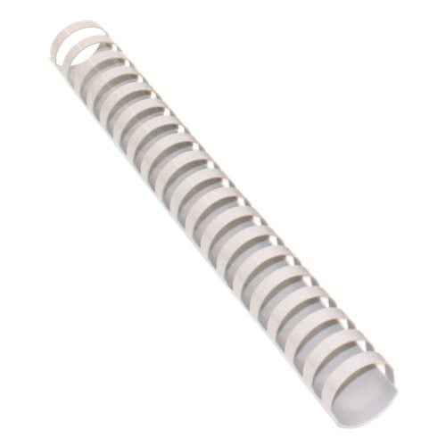 1-1/8" Grey Plastic Binding Combs - 50pk