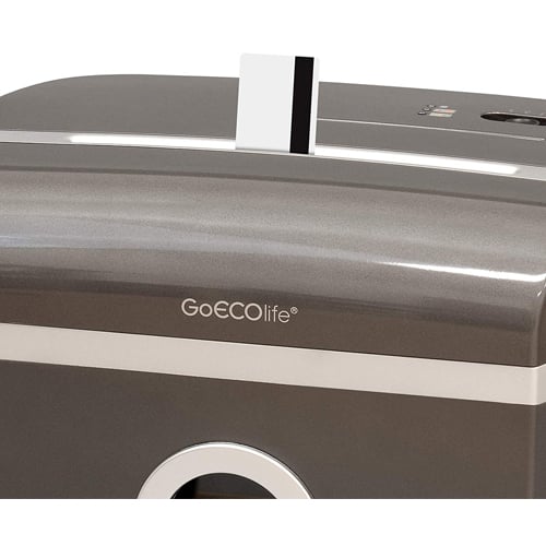 GoECOlife GXC120P Platinum Series 12-Sheet Level P-4 Cross-Cut Paper Shredder