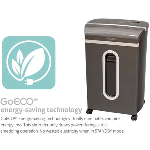 GoECOlife GXC140P Platinum Series 14-Sheet Level P-4 Cross-Cut Paper Shredder