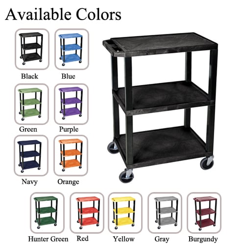 H. Wilson 3-Shelf Tuffy Utility Cart