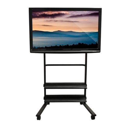 H. Wilson WFP200-B 32"- 80" Plasma/LCD TV Mount Mobile Stand