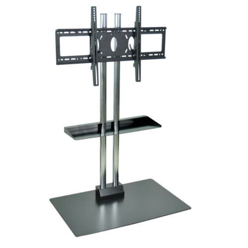 H. Wilson WPSMS62SCH 37"- 60" LCD TV Mount Stand with Shelf (65" High)