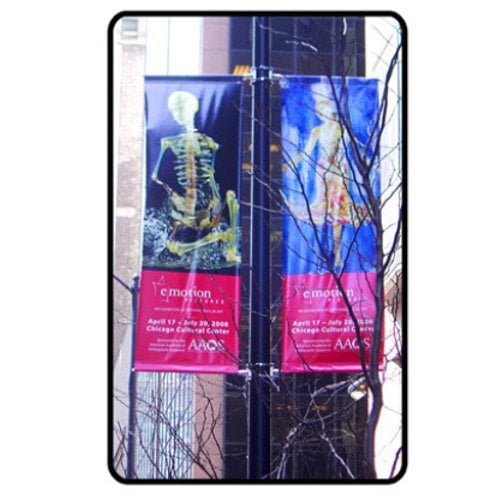 HD Pole Banner Double Kit - Aluminum 1.66"