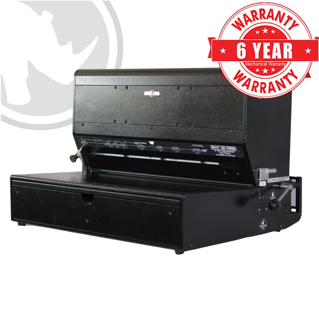 Rhin-O-Tuff Onyx HD7500H 24" Open-Ended Horizontal Electric Punch