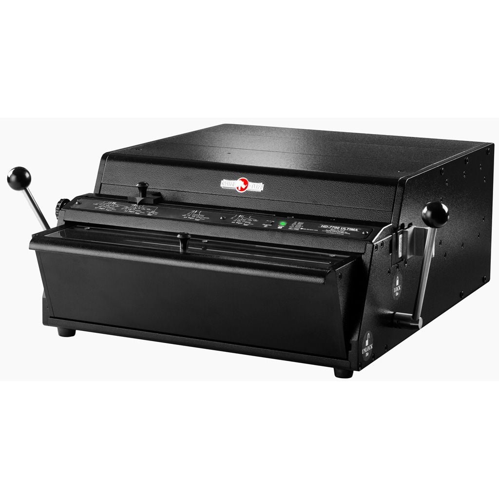 Rhin-O-Tuff HD7700PA Heavy Duty Binding Punch with Ejector and Stacker