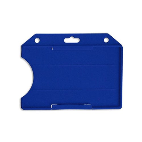 Horizontal Open-Face Rigid Plastic Card Holder - 50pk