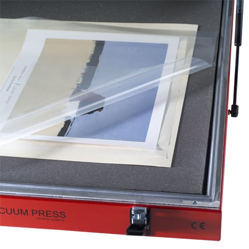 Drytac 50.25" x 98.25" Hot Press Heated Glass Top Vacuum Press with Stand