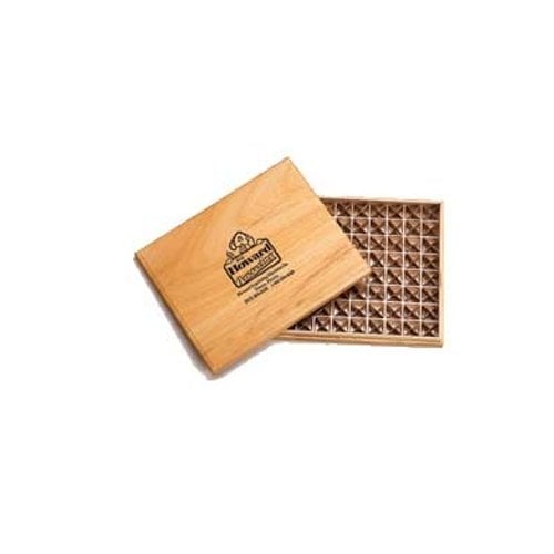 Howard TT-1 9" x 11" Wooden Type Tray with Cover