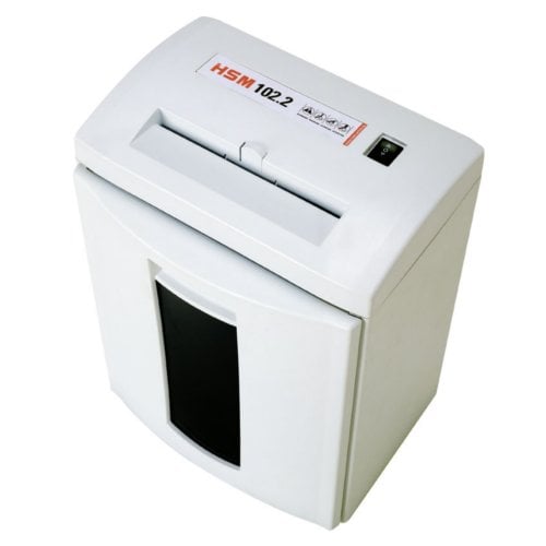 HSM 102.2 Level P-2 Strip Cut Compact Paper Shredder
