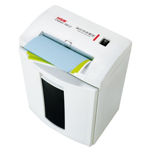 HSM 102.2 Level P-2 Strip Cut Compact Paper Shredder