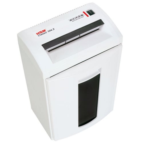 HSM 104.3 Level P-2 Strip Cut Office Paper Shredder