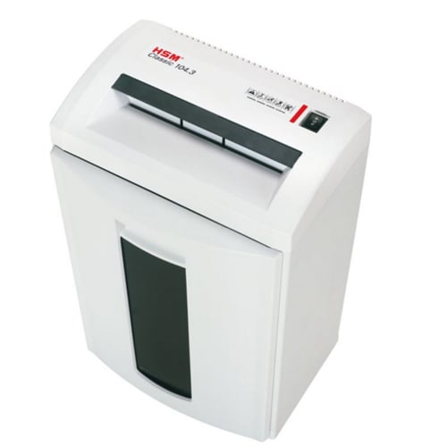 HSM 104.3 Level P-2 Strip Cut Office Paper Shredder
