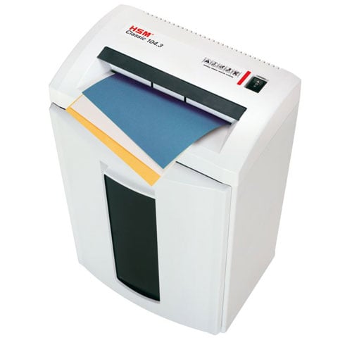 HSM 104.3 Level 4 Micro-cut 9-11 Sheet Shredder - HSM1287