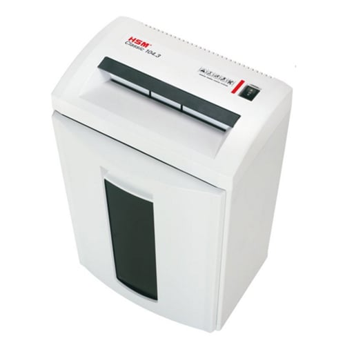 HSM 104.3cc Level 3 Cross Cut Office Paper Shredder