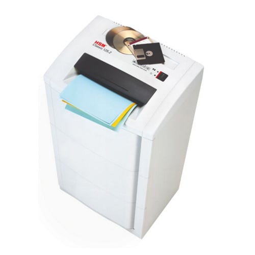 HSM 125.2 Level P-2 Strip Cut Office Paper Shredder