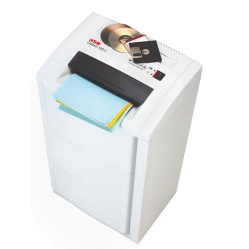 HSM 125.2cc Level P-4 Cross Cut Office Paper Shredder