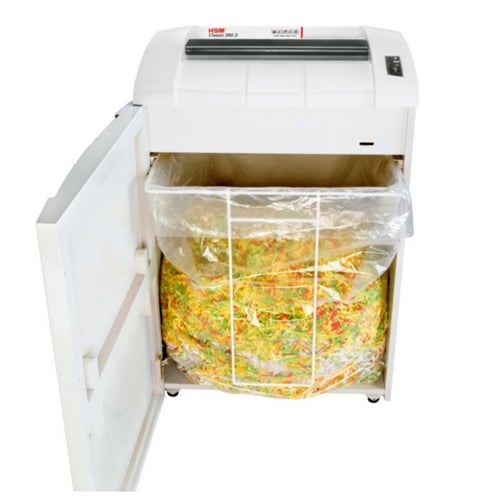 HSM 390.3 Level P-2 Strip Cut Professional Paper Shredder