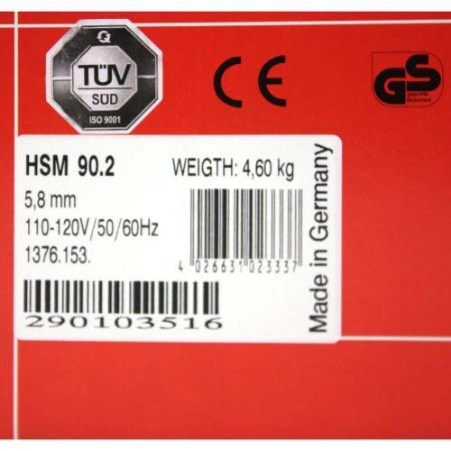 HSM 90.2 Level P-2 Strip Cut Compact Paper Shredder