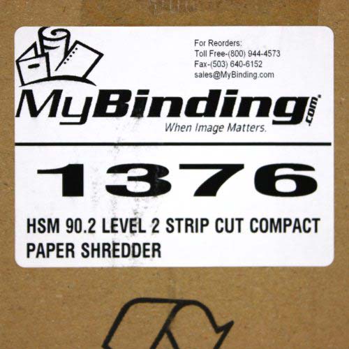 HSM 90.2 Level P-2 Strip Cut Compact Paper Shredder