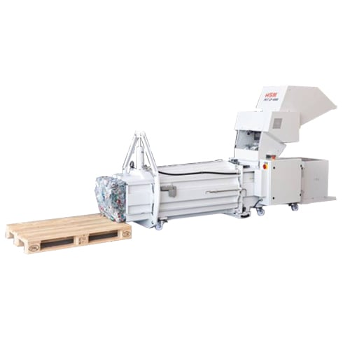 HSM CP 4988 PET Crusher Baler Combo