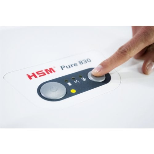 HSM Pure 830c Level P-4 Cross Cut Paper Shredder