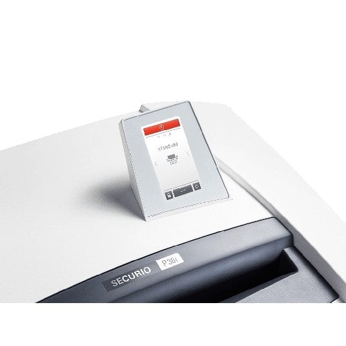 HSM Securio P36is IntelligentDrive 1/8" Level P-2  Strip Cut Shredder - 1850