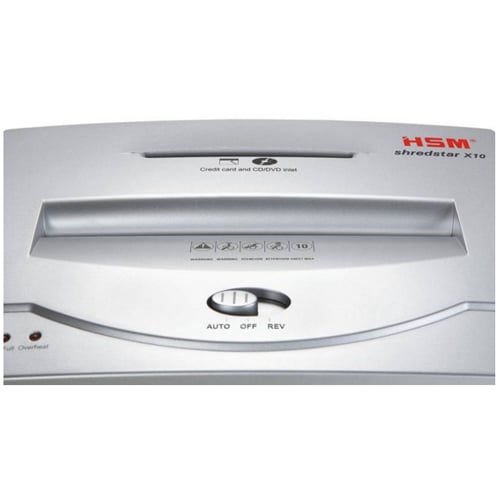 HSM Shredstar X10 Cross-cut Shredder with CD Slot - HSM1015