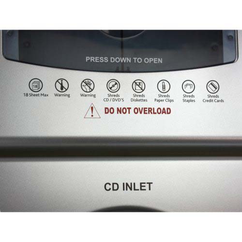 HSM X18 Level P-4 Cross Cut Paper Shredder