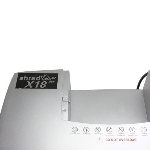 HSM X18 Level P-4 Cross Cut Paper Shredder