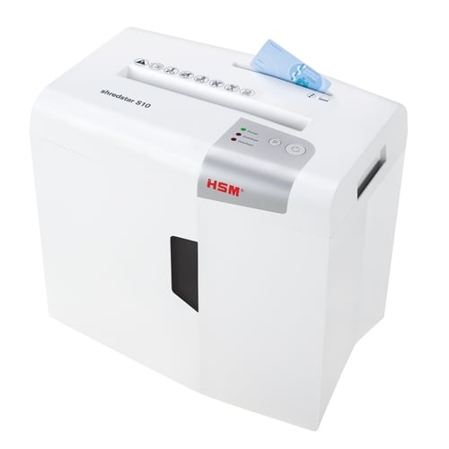 HSM Shredstar S10 Level P-2 Strip-Cut Shredder with CD Slot
