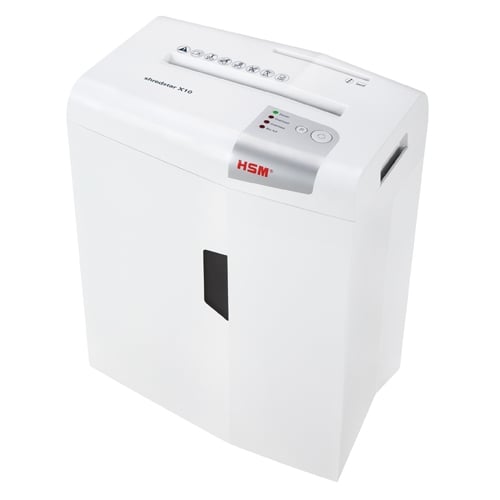 HSM Shredstar X10 Level P-4 Cross-Cut Shredder with CD Slot