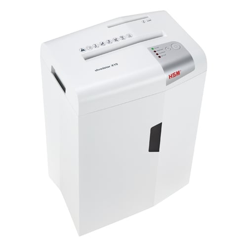 HSM Shredstar X10 Level P-4 Cross-Cut Shredder with CD Slot