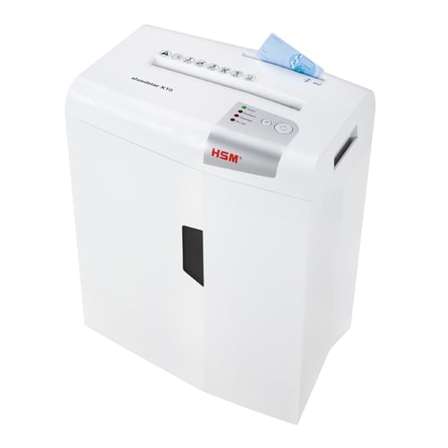 HSM Shredstar X10 Level P-4 Cross-Cut Shredder with CD Slot
