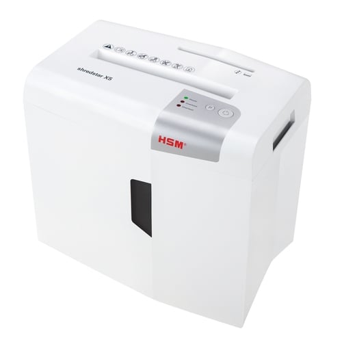HSM Shredstar X5 Level P-4 Cross-Cut Shredder with CD Slot