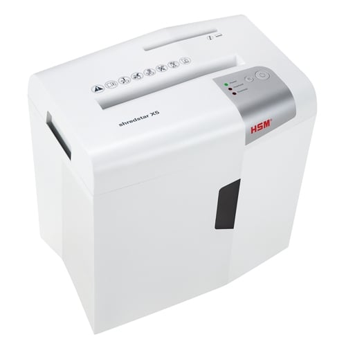 HSM Shredstar X5 Level P-4 Cross-Cut Shredder with CD Slot