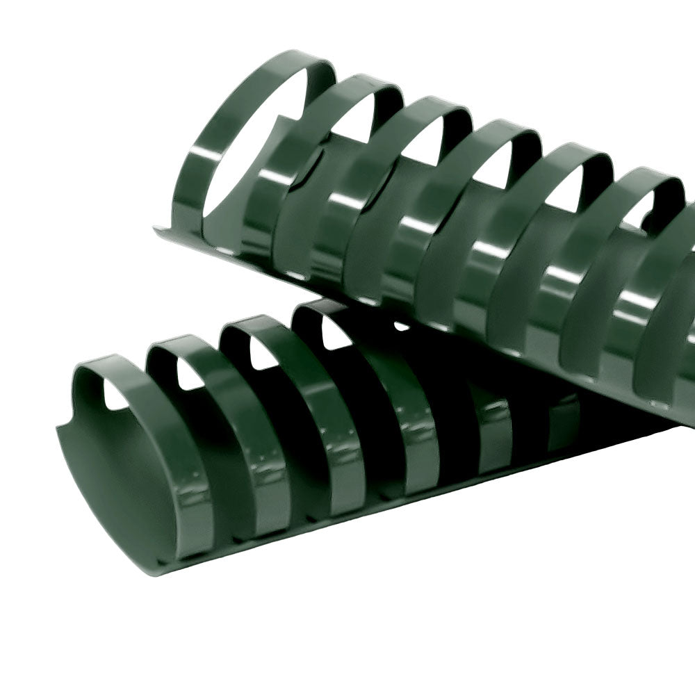 2" Hunter Green Plastic Binding Combs - 40pk