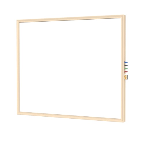 Ghent Impression Porcelain Whiteboard with Maple Classic Frame
