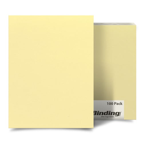 Inspired Ivory 8.5" x 11" Card Stock Covers - 100pk