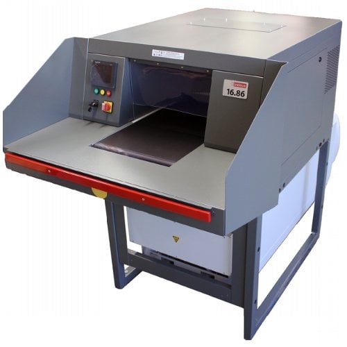 Intimus 16.86 Smartshred 10mm x 70mm Level P-2 Cross-Cut Industrial Shredder with Baler