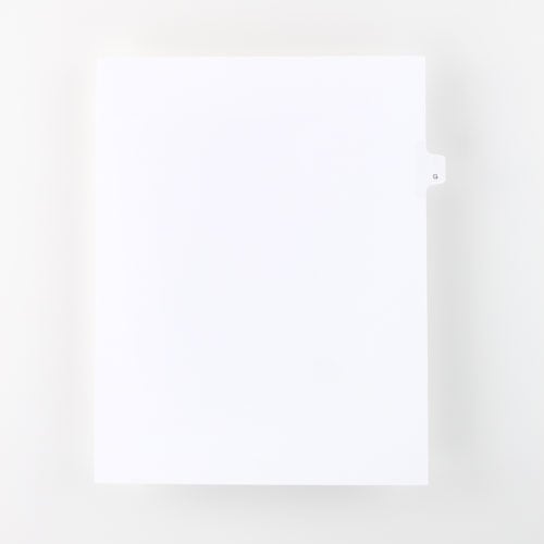J - All-State Style Letter Size Side Tab Legal Indexes - 25pk