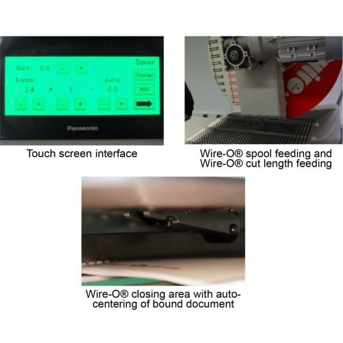 James Burn Wire-O Bind WOB5000 Semi-Automatic Binding Machine