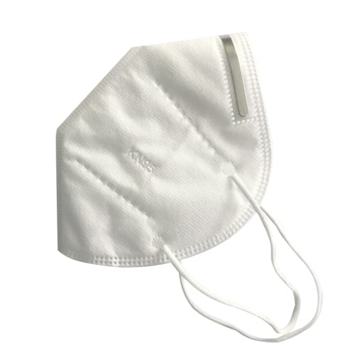 KN95 Disposable Face Mask ( Flat White Folding Respirator Mask) - Pack of 1 - Clearance Sale