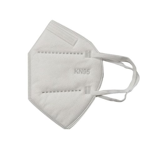 KN95 Disposable Face Mask ( Flat White Folding Respirator Mask) - Pack of 1 - Clearance Sale
