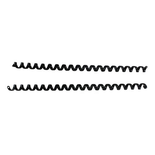 Komtrak Inspiral 10mm Black 19-Ring Spiral Combs - 100pk